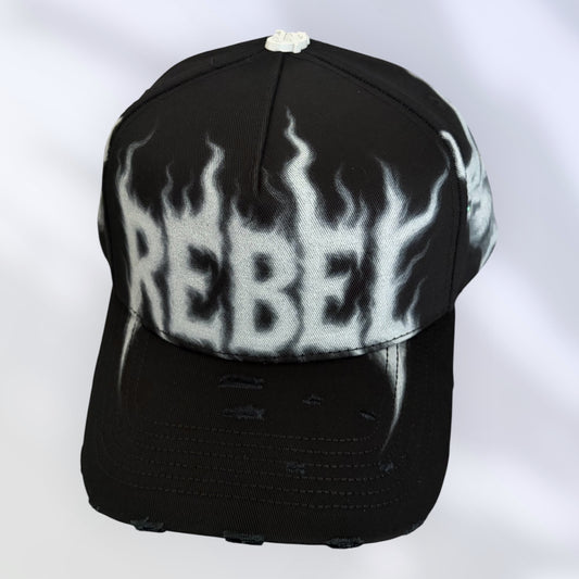 REBEL HATS BLACK MASK OFF